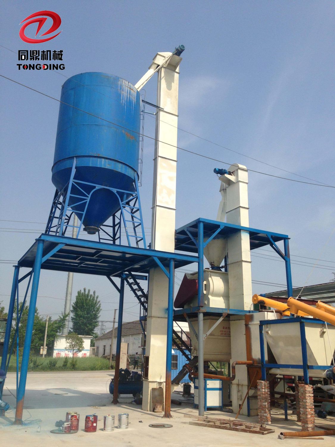 Dry mix mortar equipment