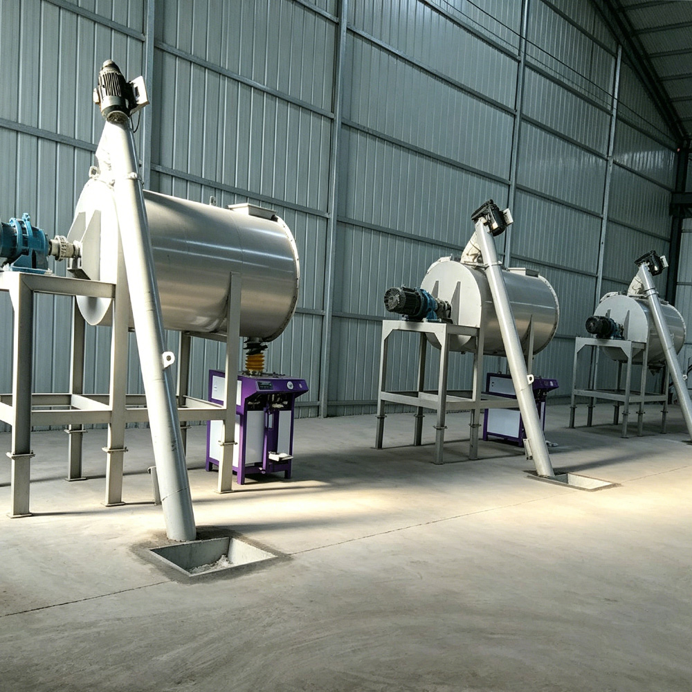 semi dry mortar mixing machine